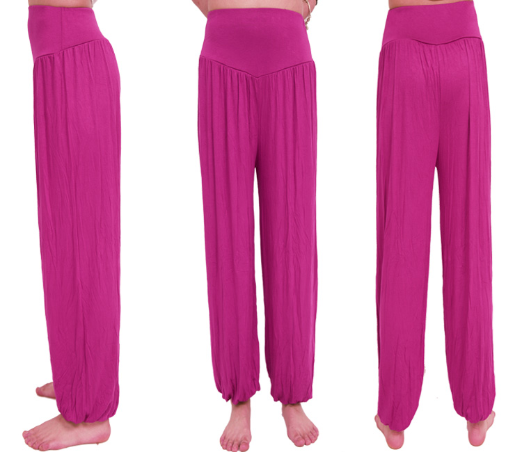 hot sale high quality women modal loose yoga pants female athletic sports trousers dance tai chi martial arts bloomers