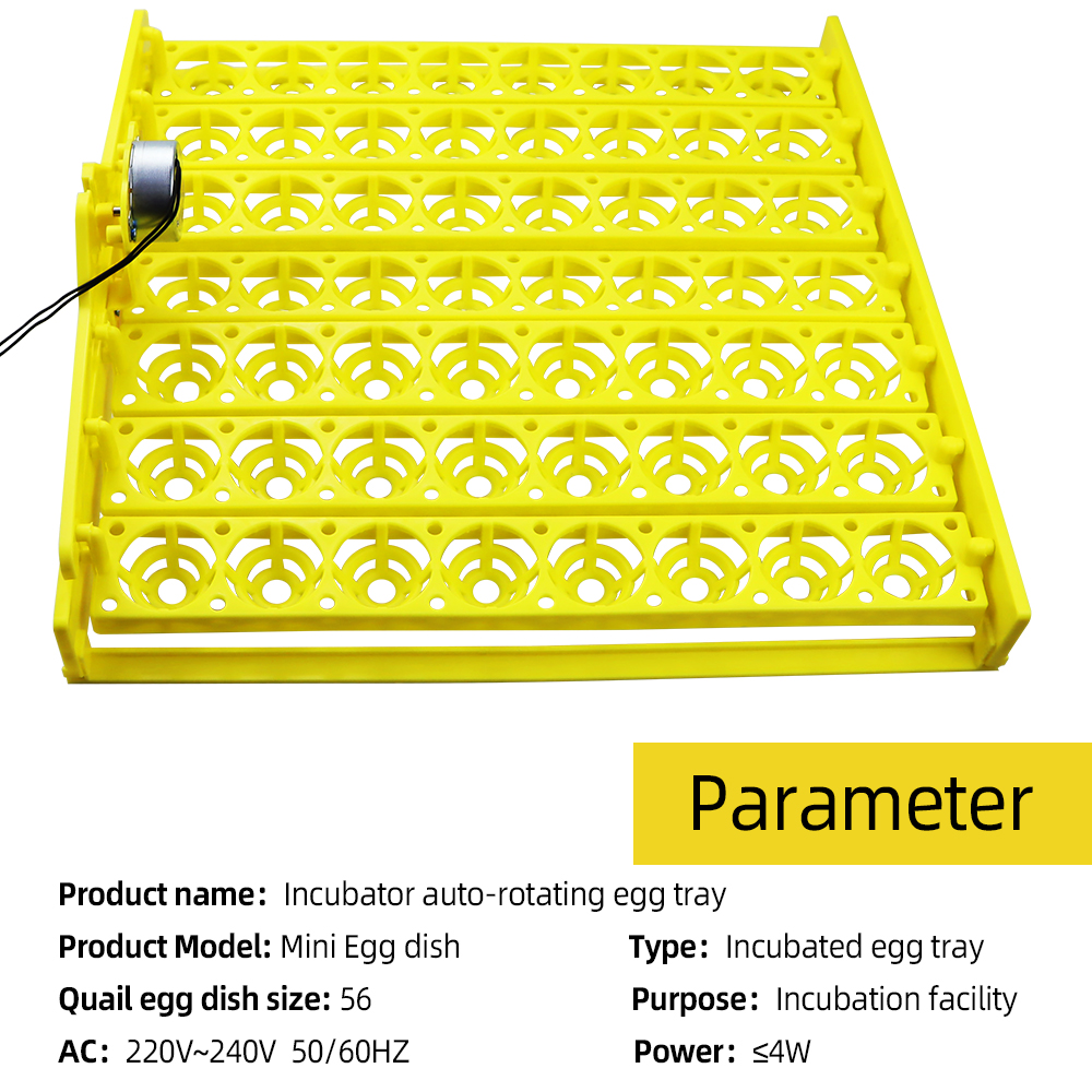 220V Automatic Egg Incubator Capacity 56/154 Duck Chicken Plastic Egg Tray Incubator Trays Hatching with Auto Turn Motor