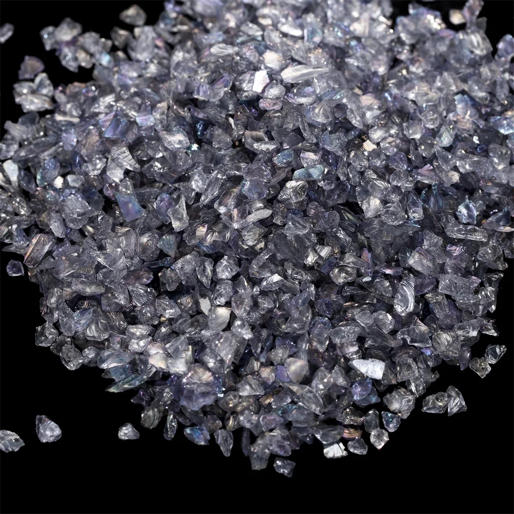 Irregularity Glass 20/50g Stone Crushed Crystal Gravel Filling For DIY Epoxy Resin Mold Filler Crafts Decorative Nail Art Filler smile