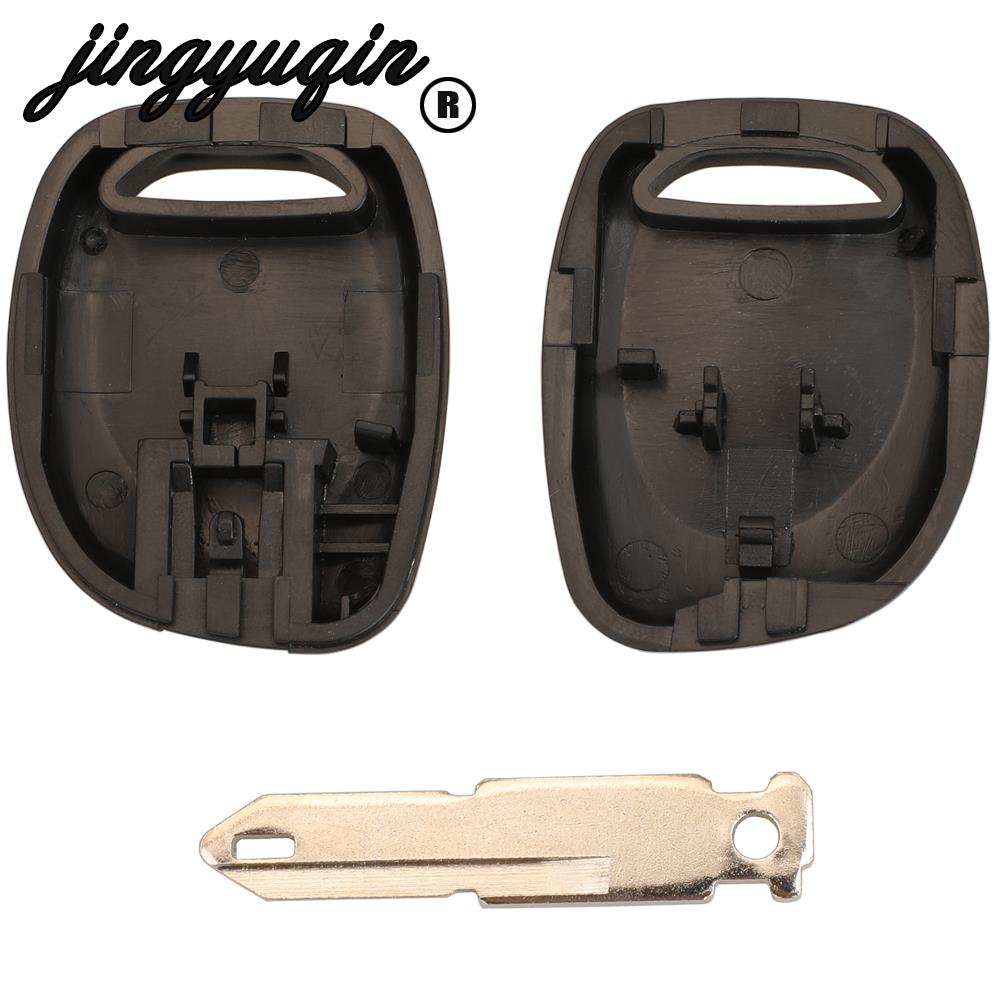 jingyuqin 10pcs For Renault Duster Logan Kangoo Master Traffic Fob new Remote Car Key Shell 2025 Case Uncut NE72 VAC102 Balde Repalcement