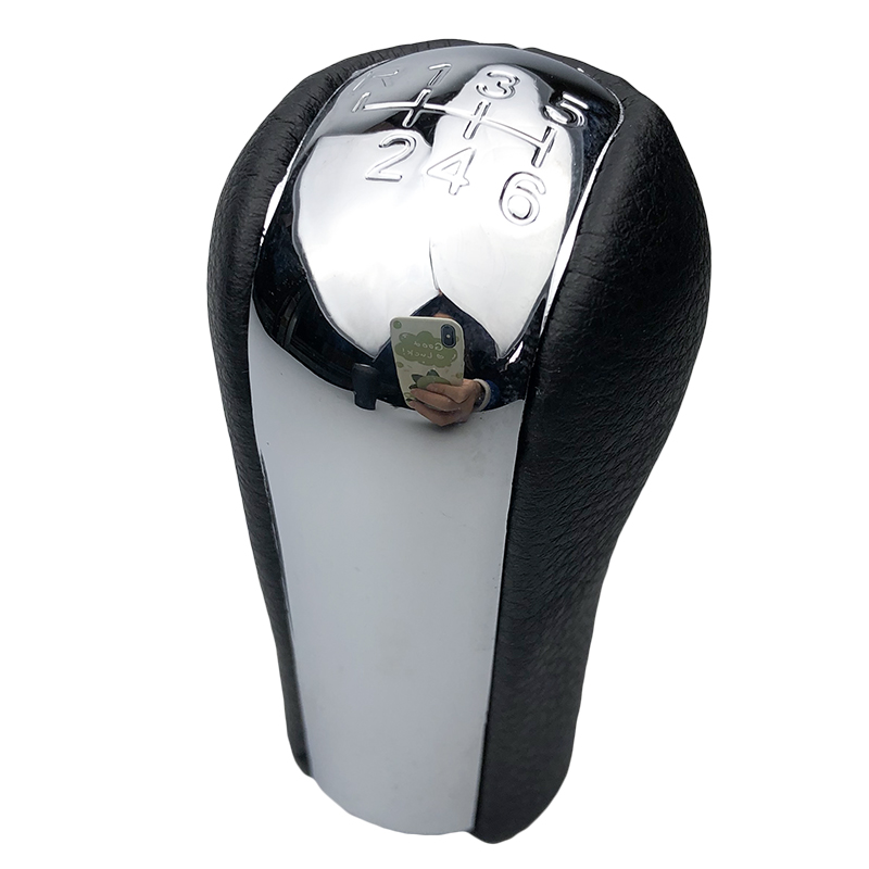 For Toyota Corolla AYGO Verso RAV4 Yaris VITZ URBAN Car Styling Chromed Gear Shift Knob PU Leather Lever Stick Gaiter Boot Cover