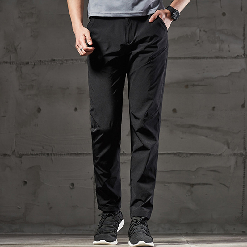 Men Outdoor Casual Breathable Sports Pants Quick Dry Wear-resistant Stretch Climbing Pants Running Riding Hiking Trousers