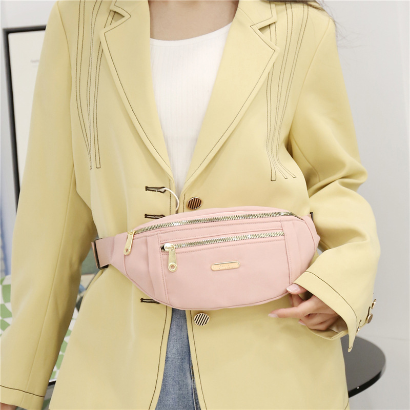 New Women Waist Bag Fanny Pack Zipper Chest Bag Female Banana Bag Money Pouch Travel Shoulder Purse Belly Pocket Hip Bum Bag