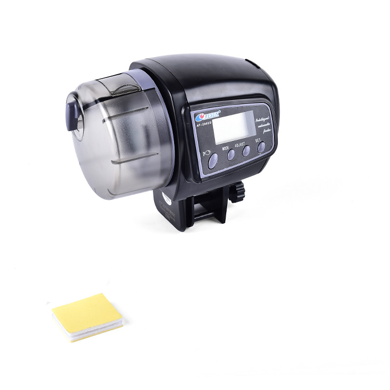 Digital Automatic Auto Tank pond Fish Food Feeder with Aquarium fishes Feeding Timer Auto manual Pet Feeder LCD Feeding Machine