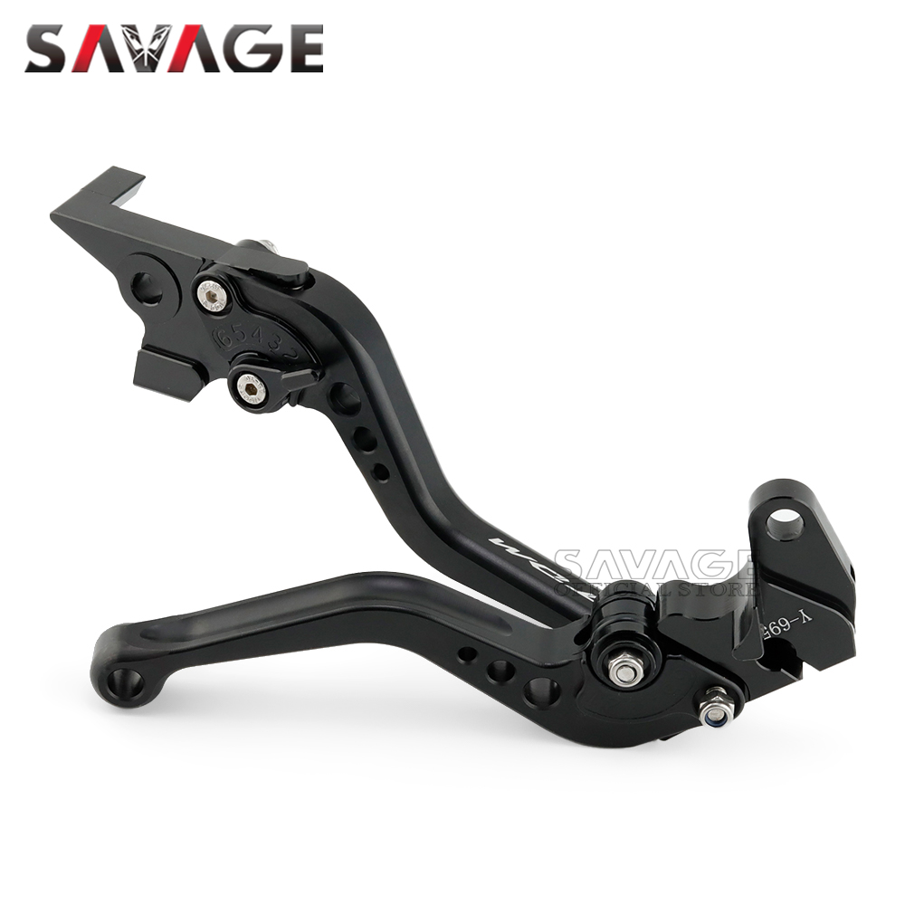TDM Short Clutch Brake Levers For 2025 YAMAHA TDM 850 900/A new 1991-2015 TDM850 TDM900 900A Motorcycle Adjustable CNC Handles Black