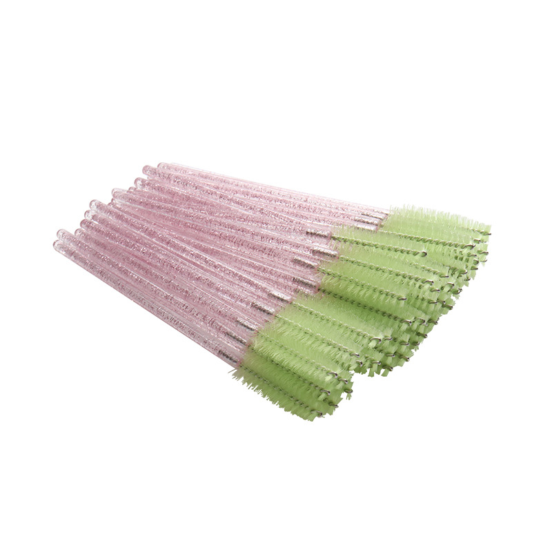 c f Dia pcs Crystal Eyelashes handle brush Mascara Wands Applicator Cosmetic Brush Disposable Make Up brushes Tool es