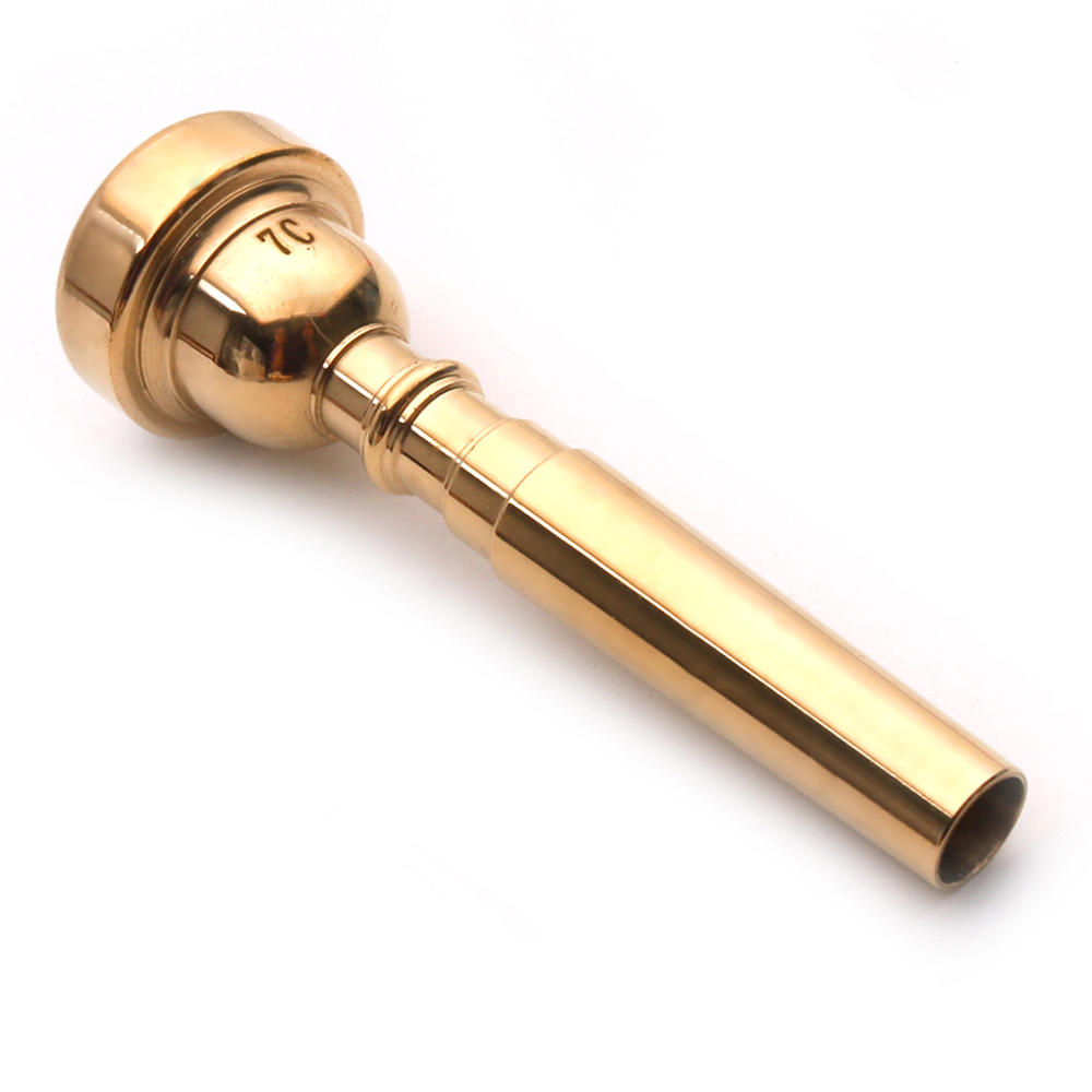 Trumpet Mouthpiece Musical Instrument Accessories Gold Plated 5C / 7C B Trumpet Universal Brass Instrument Parts