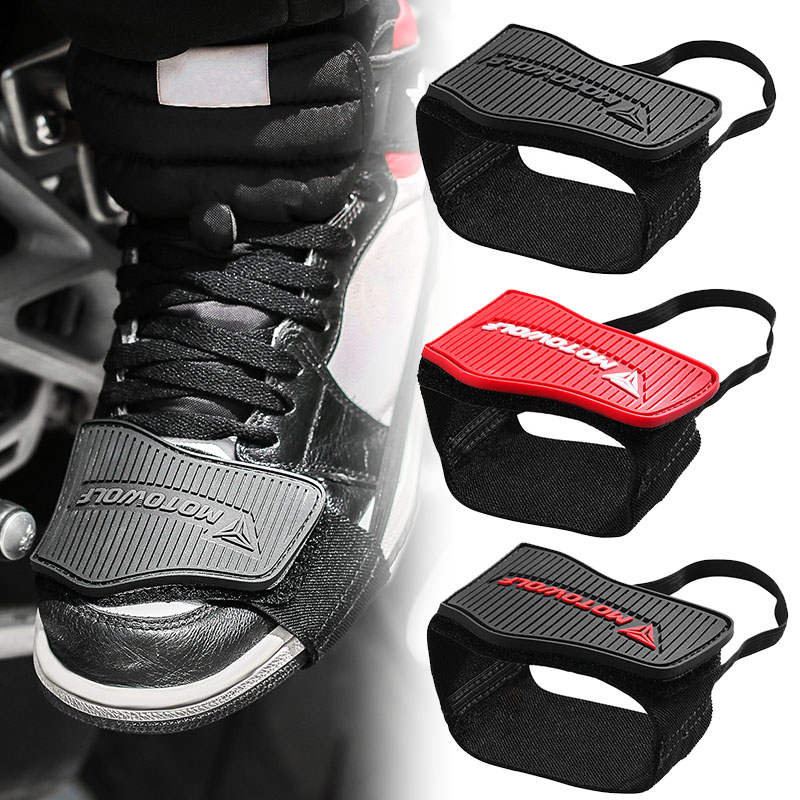R1200GS 2025 R1250GS Motorcycle Shoes Protective Moto Gear Shifter Men new Shoe Boots Protector Shifter Guards Black red color