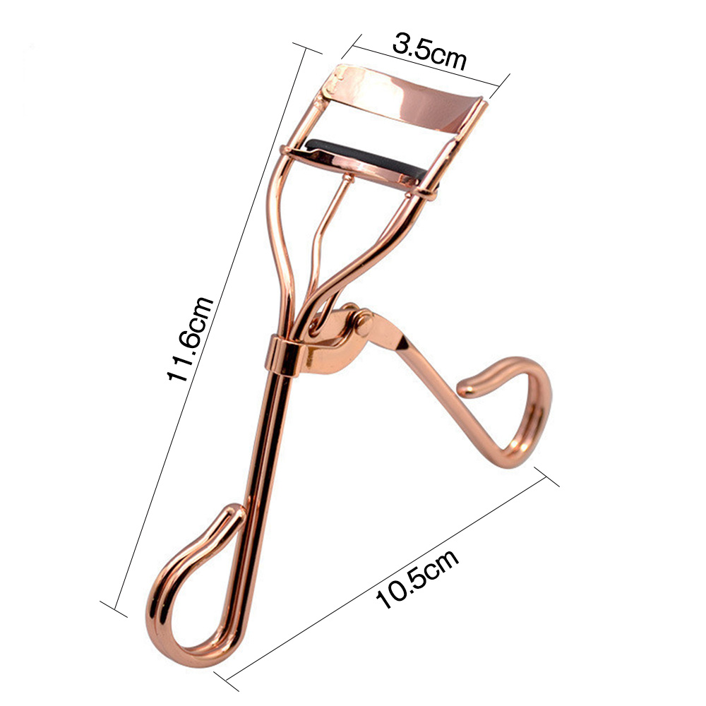 e bb Lady Professional Women Rose Dighealth Gold Handle Eyelash Curler Eye lashes Curling Clip Beauty Makeup Eyelashes Tools es