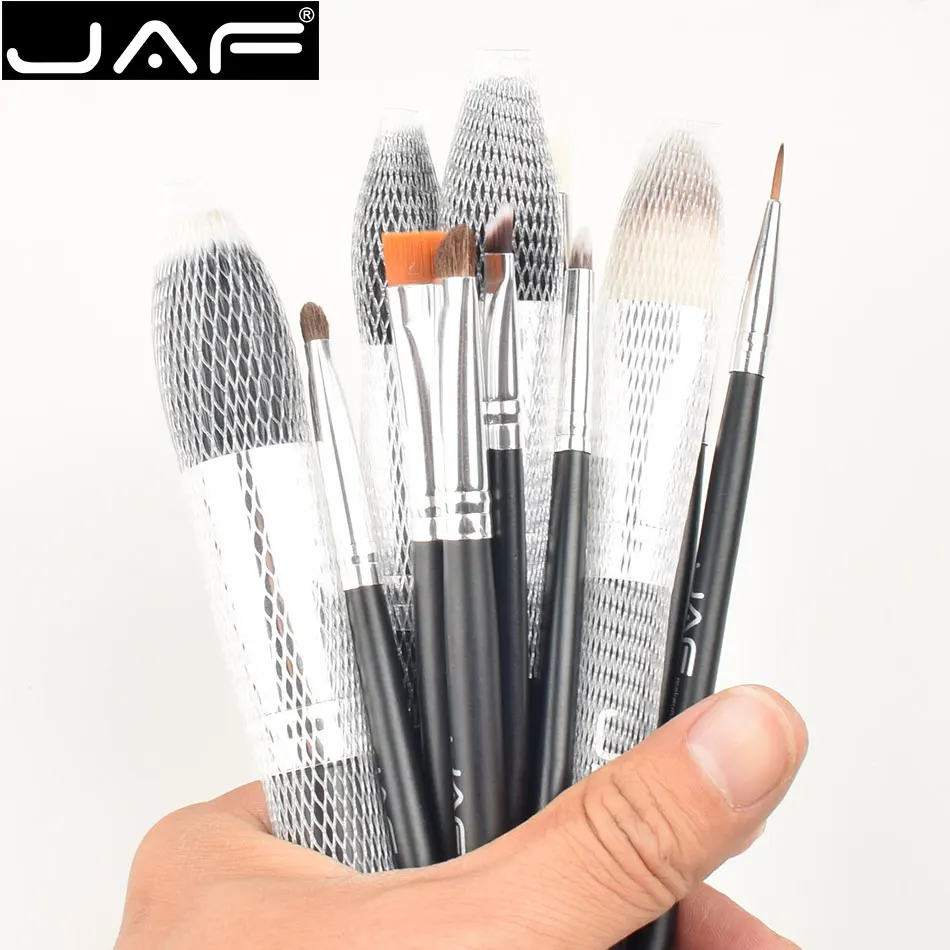 e Brand Makeup Brushes pcs JAF Kit Holder Tube Convenient Portable Leather Cup Natural Hair Synthetic Duo Fiber Studio J MCB