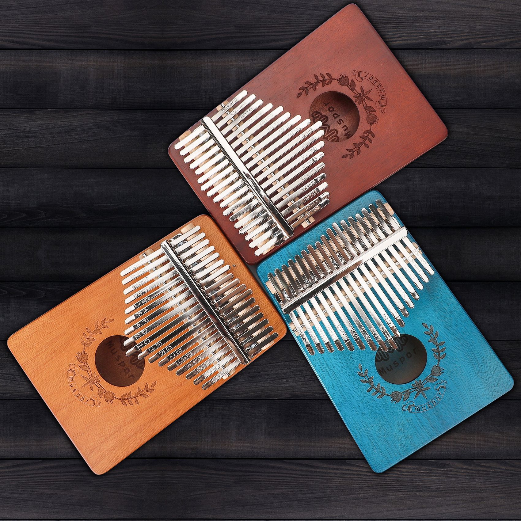 17 Keys Kalimba Thumb Piano High-Quality Wood Mahogany Body Thumb Piano Musical Instrument Kalimba Accessories