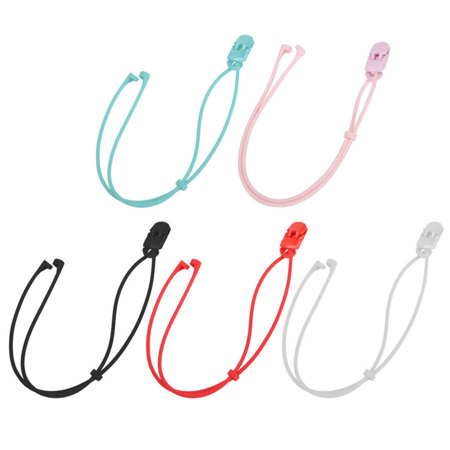 Hearing Aids Anti Lost Clip for Earphone Silicone Elastic Rope Holder Sound Amplifier Waterproof Glasses Lanyard for Senior 2023