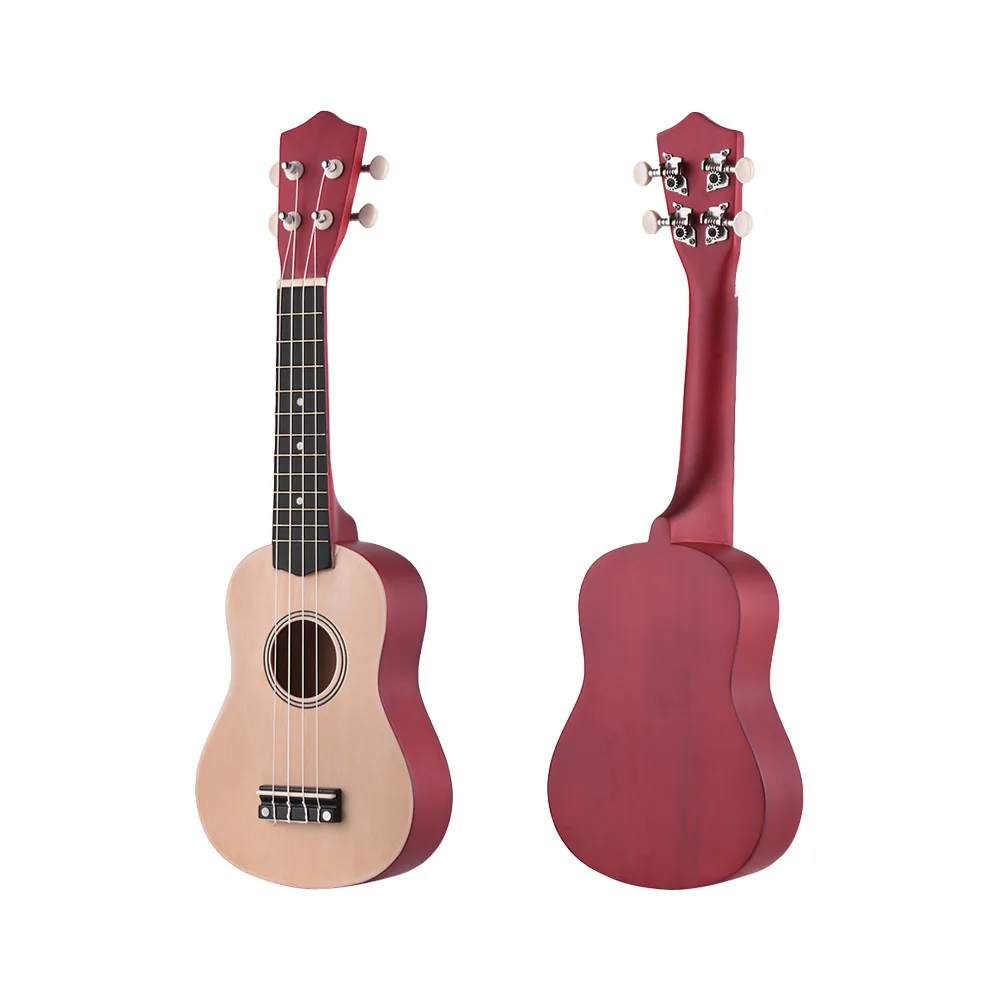 21" Ukulele Set Colored Acoustic Soprano Ukulele Ukelele Kit Basswood Guitar mini guitar accessories Musical Instruments