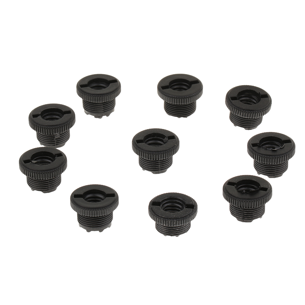 10x Microphone Clip Screws Thread Adaptor 3/8" to 5/8" Converter Connector for Shock Mount Kinds of Bracket