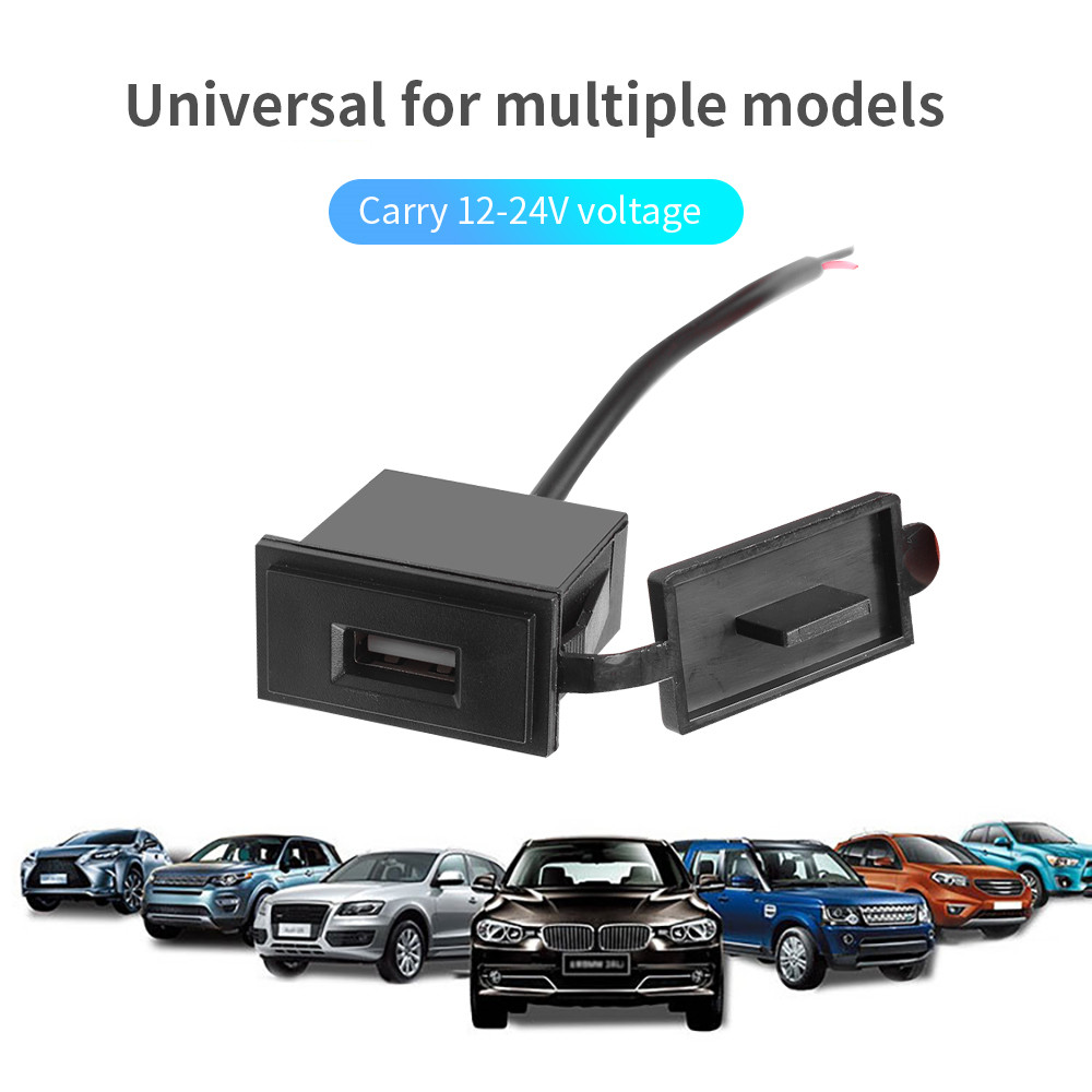 Mini USB Charger Socket 2.4A 12v new For Motorcycle Auto Truck ATV Boat Car RV Bus Waterproof 2025 Power Adapter Outlet For All Phones