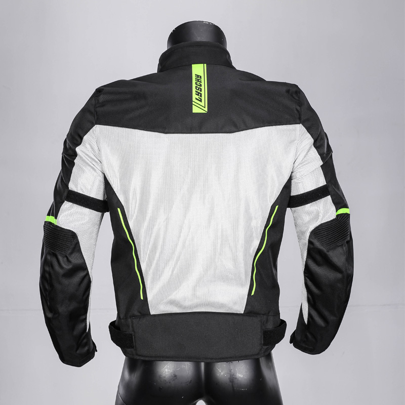 LYSCHY Motorcycle Summer Jacket Men's Motorcycle Jacket Motocross Motorcycle Mesh Jacket Body Armor Moto Equipment For Cycling