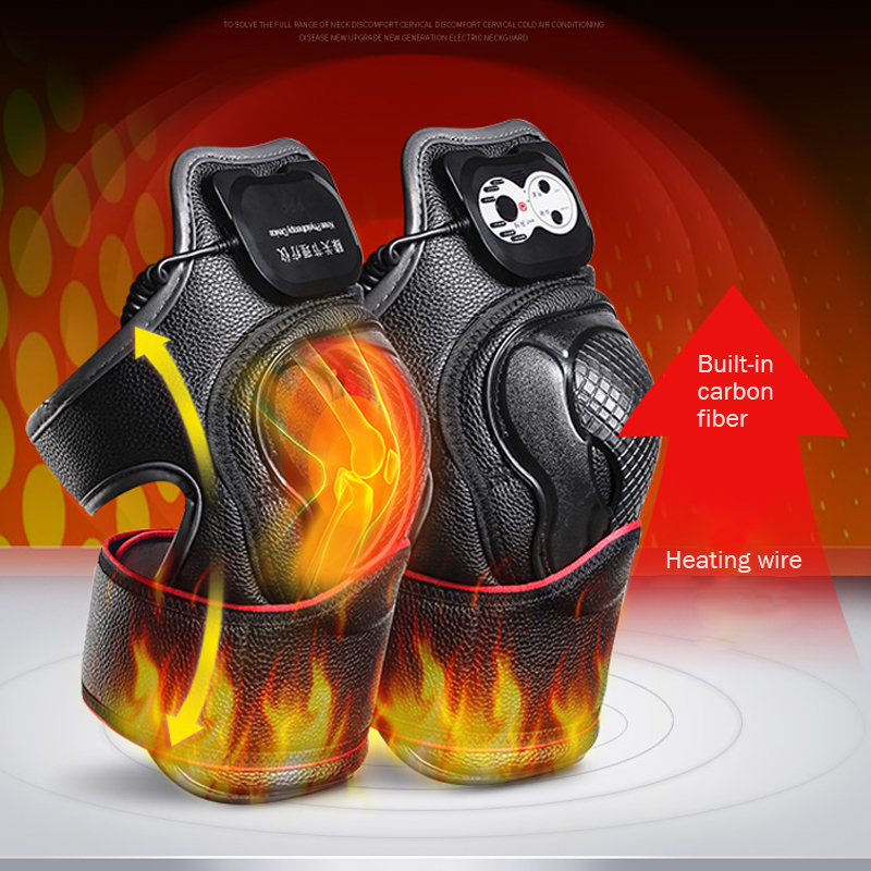 eaa Brace Wrap Knee Massager Support Infrared Heating Hot Therapy Arthritis Cramps Pain Relief Injury Recovery Rehabilitation