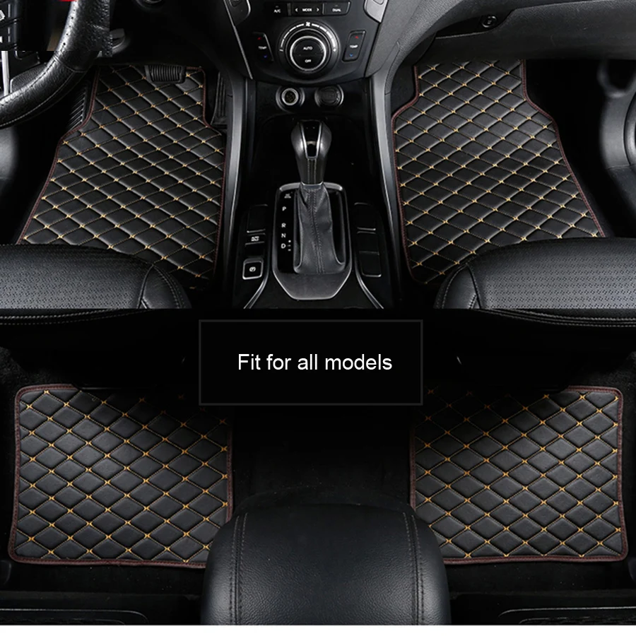 car floor mats Universal for 1 series E81 E82 E87 E88 116i 118i 118d 120i 120d 125i 128i 130i 135i 5D car styling lpet liner smile