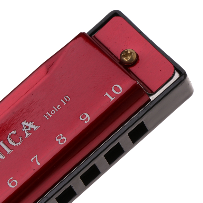 10 Holes For 25Uc Key Of C Blues Harmonica Musical Instrument Educational Toy ddmysmile With Fo Smile