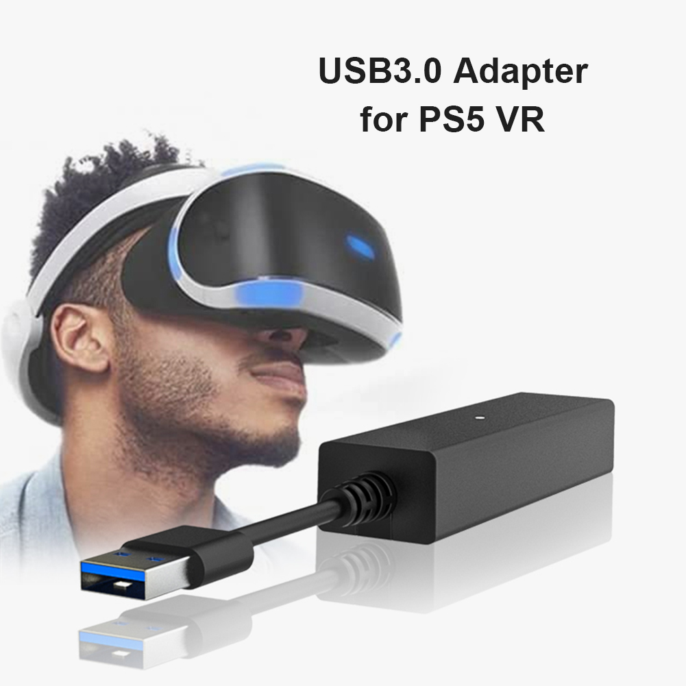 For PS5 VR Cable Adapter USB3.0 Game Console Mini Camera Connector Fun Play Parts Converter For PS4 Console Game Accessories