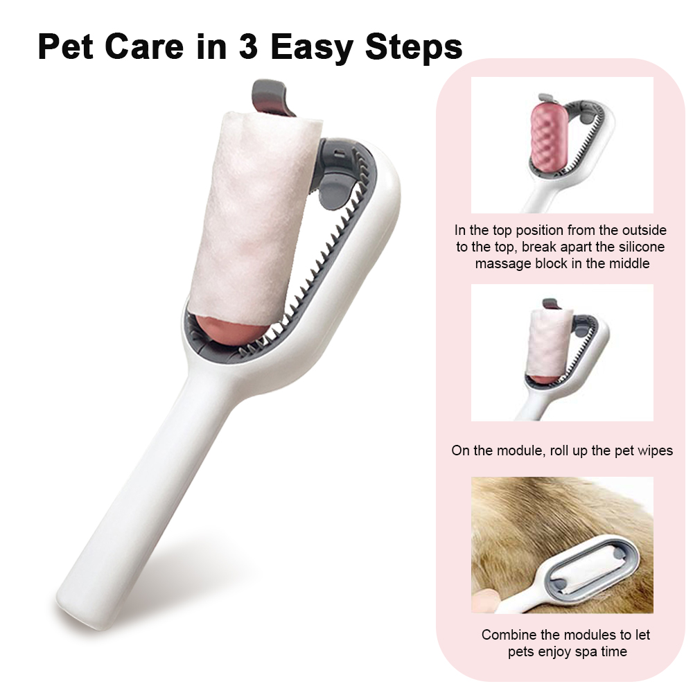 Pet Hair Brush Dog Cat Comb Hair Massages Removes Brush for Matted Curly Long Hair Pet Grooming Cleaning Beauty Accessories