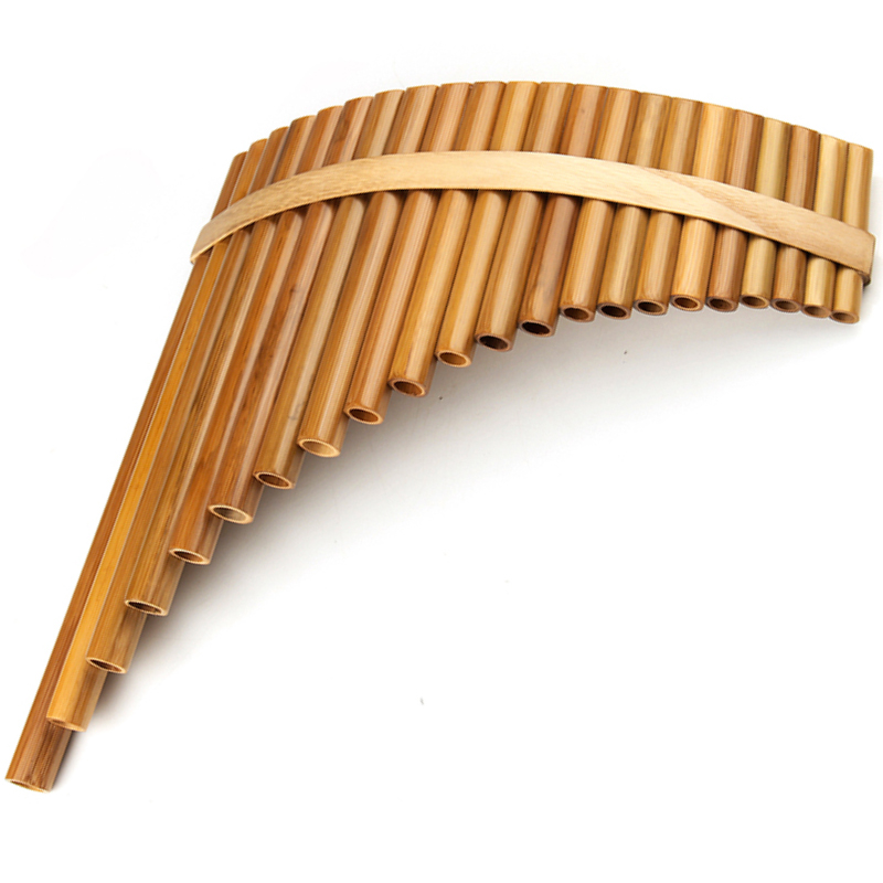 Original new Handmade Wood 2025 Bamboo Pan Flute 22 Pipes Woodwind Musical Instruments