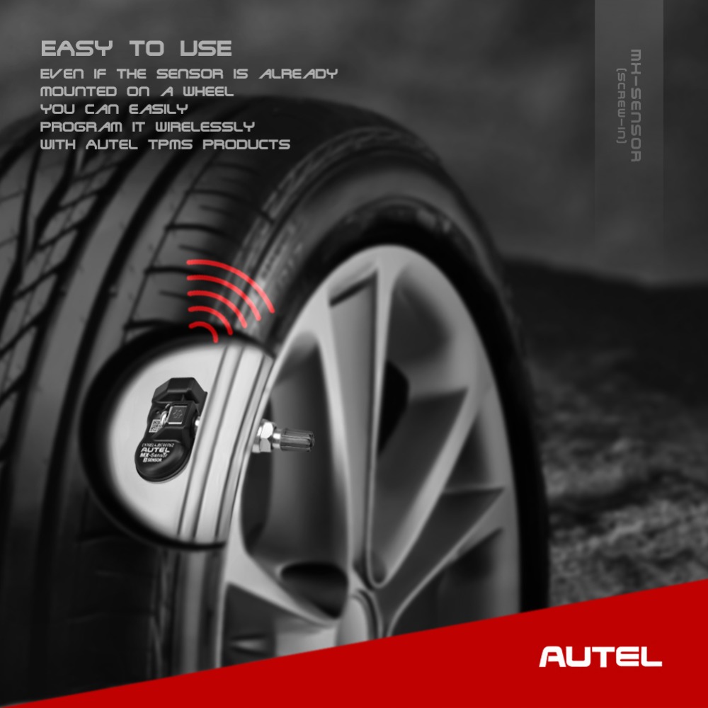Autel MX Sensor 433 315 TPMS Mx-Sensor Tire Pressure Monitor Tester Programmer TPMS Sensor Tire Repair Tools Work TS601
