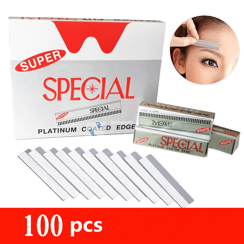 ef Pcs set New Eyebrow Brand Razor Trimmer Blade Facial Knife Hair Removers Shaper Tool Professional Make Up Tools s