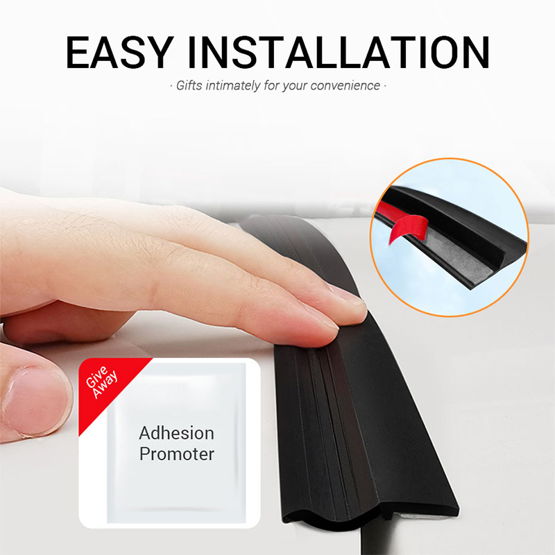 Car Trunk Lid Gap Seal Strip Rubber Trunk Sealing Strip for Sedan SUV Hatchback Anti Dust Waterproof Weather Strip Accessories
