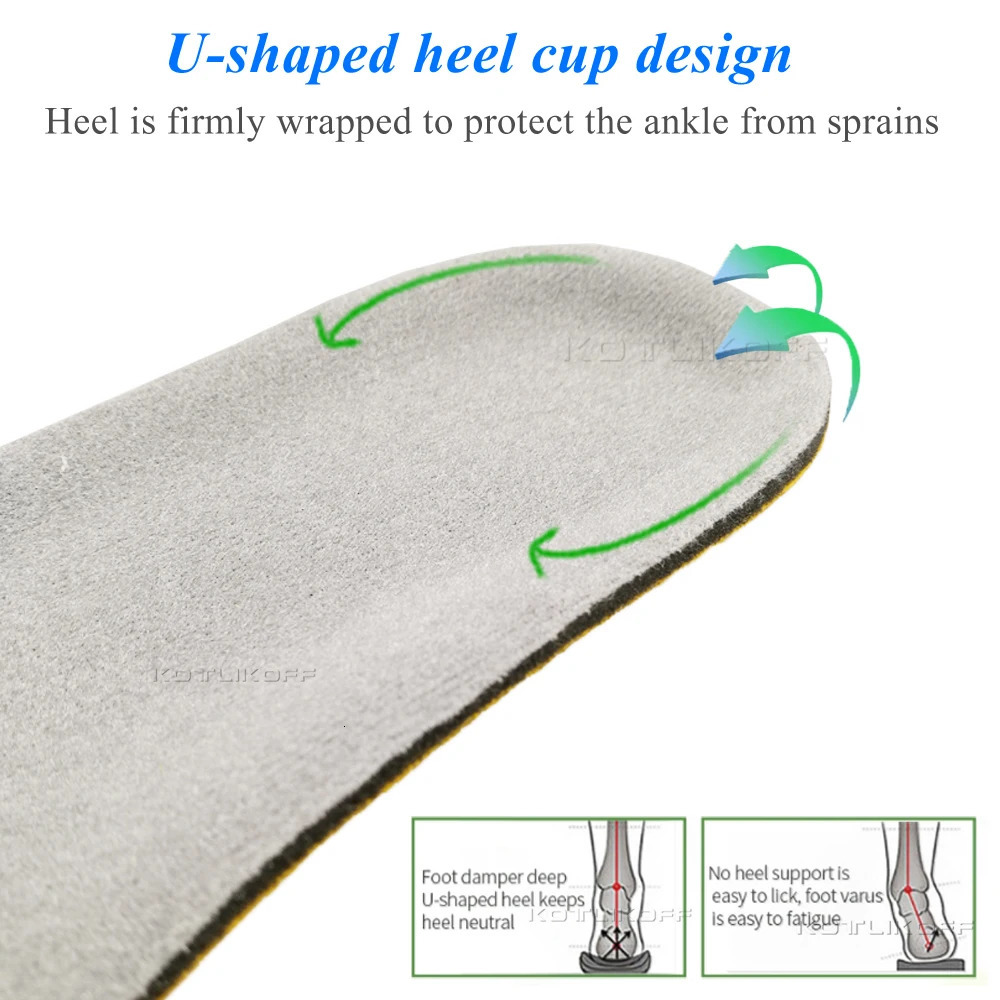 Shoe Inserts Pad Soft Sport Insoles Memory Foam Breathable Outdoor Running Silicone Gel Cushion Orthopedic Insoles EU 35-47 Size 240329