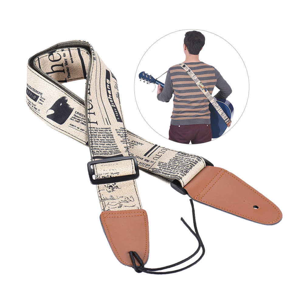 Personalized Guitar Strap Adjustable Guitar Shoulder Strap Oxford Cloth for Classical Electric Guitar Bass Guitar Accessories