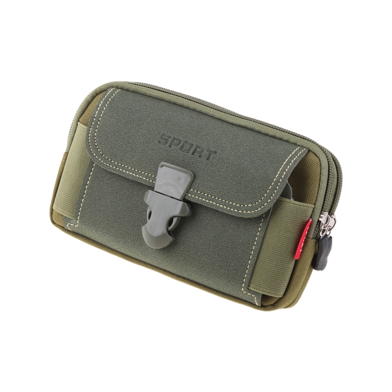 Men Vintage Canvas Waist Bag Phone Sport Belt Hip Loop Holster Wallet Carry for Case Purse e8ae8 5