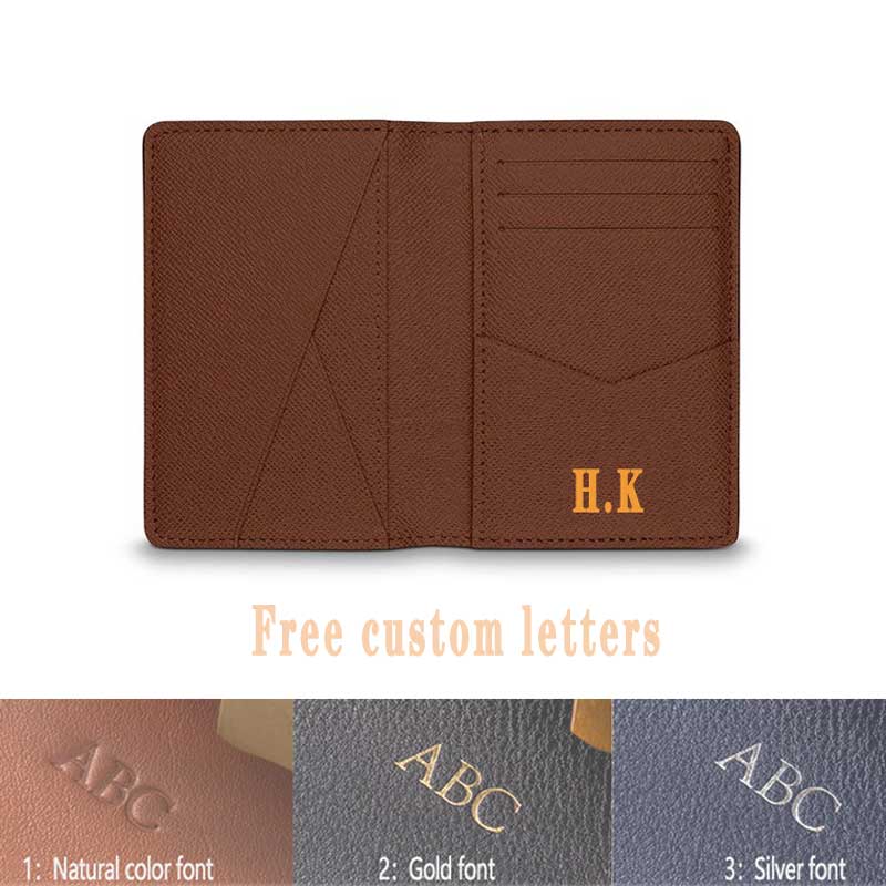 Classic Designer Card Holder Luxury Pocket Purse 10A Genuine Leather Credit Wallet for Men Women Pocket Organizer Free Hot Stamp Name With Gift Box N63144