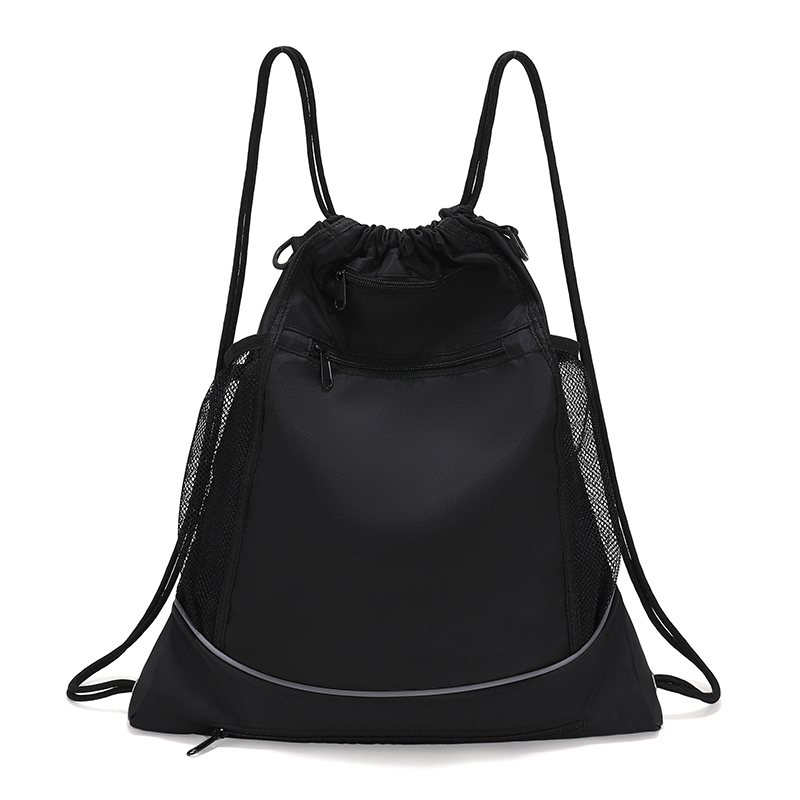 Drawstring Basketball Backpack For Boys, Foldable Soccer Backpack Gym Bag Sackpack Sports Sack With Detachable Ball Mesh Bag For