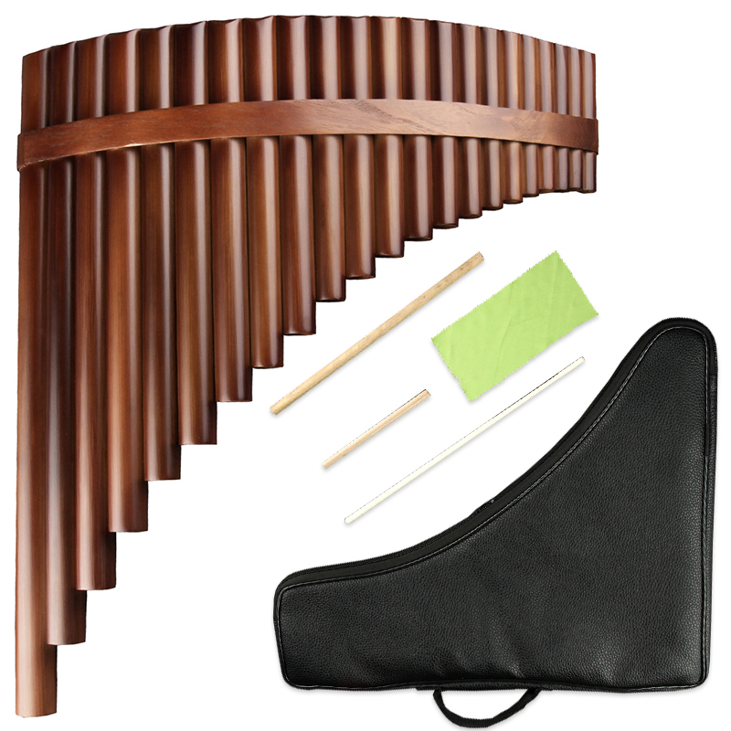 Chinese Traditional Musical Instrument 22 Pipes Pan Flute C Key High Quality Woodwind Bamboo Purely Handmade