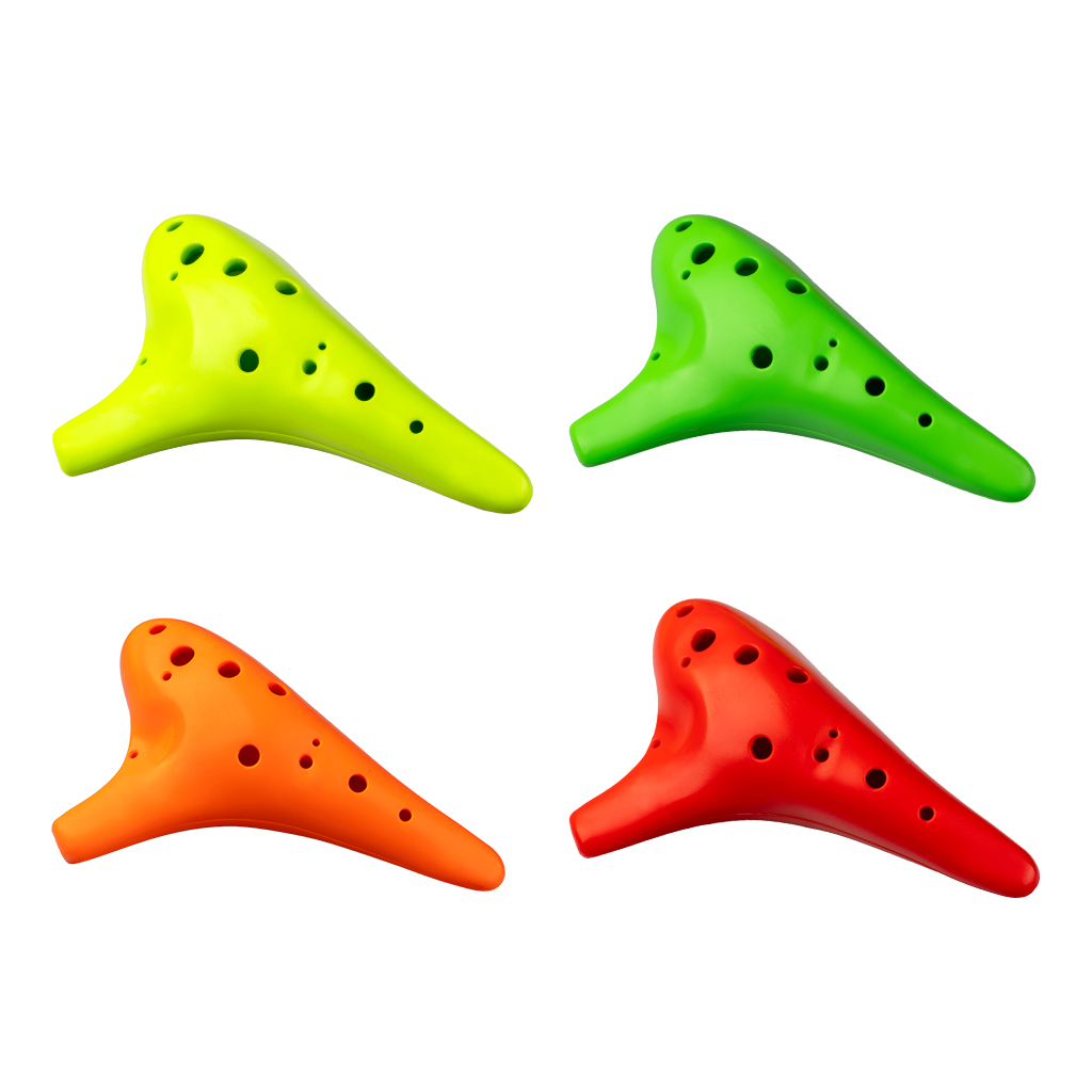 NAOMI new 12-hole Ocarina Resin Plastic Flute Alto 2025 C Key Anti-Broken Well-Crafted Beautiful Sound Unique Gift For Children Beginner