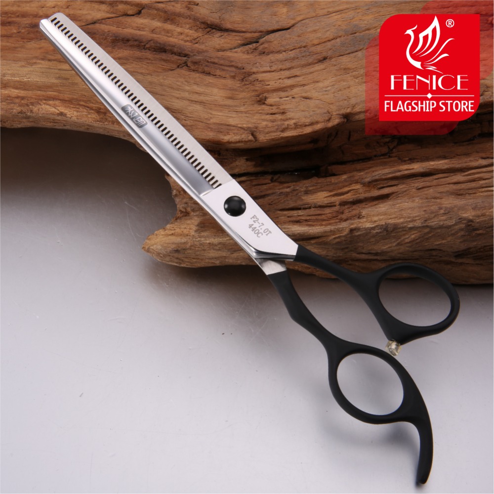 Fenice High Quality 7/7.5 inch dog grooming thinning scissors in dog shears makas tijeras thinning 35%
