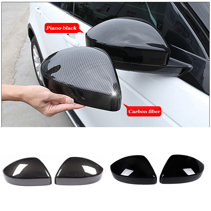 For Land Rover Discovery Sport Range Rover Evoque Jaguar F-Pace Rearview Rear View Mirror Covers Car Styling Accessories