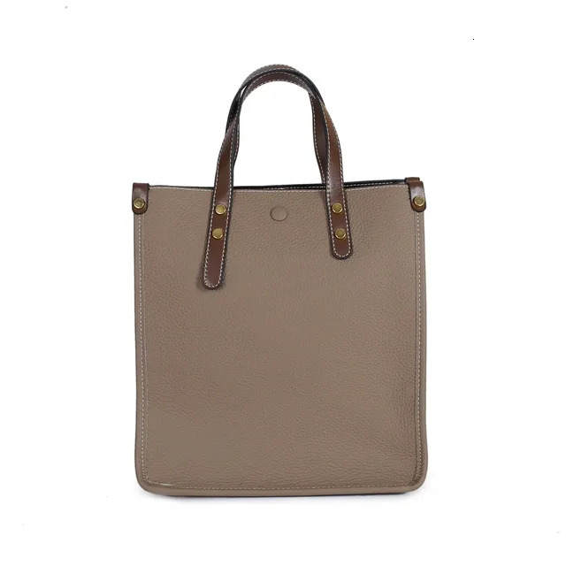 Hot Sale Blue Large Tote 100% Real Women Handbag Office Business Ladies Shoulder Bag Cowhide T Leather Briefcase Zipper Style Genuine Leather BagVoyag