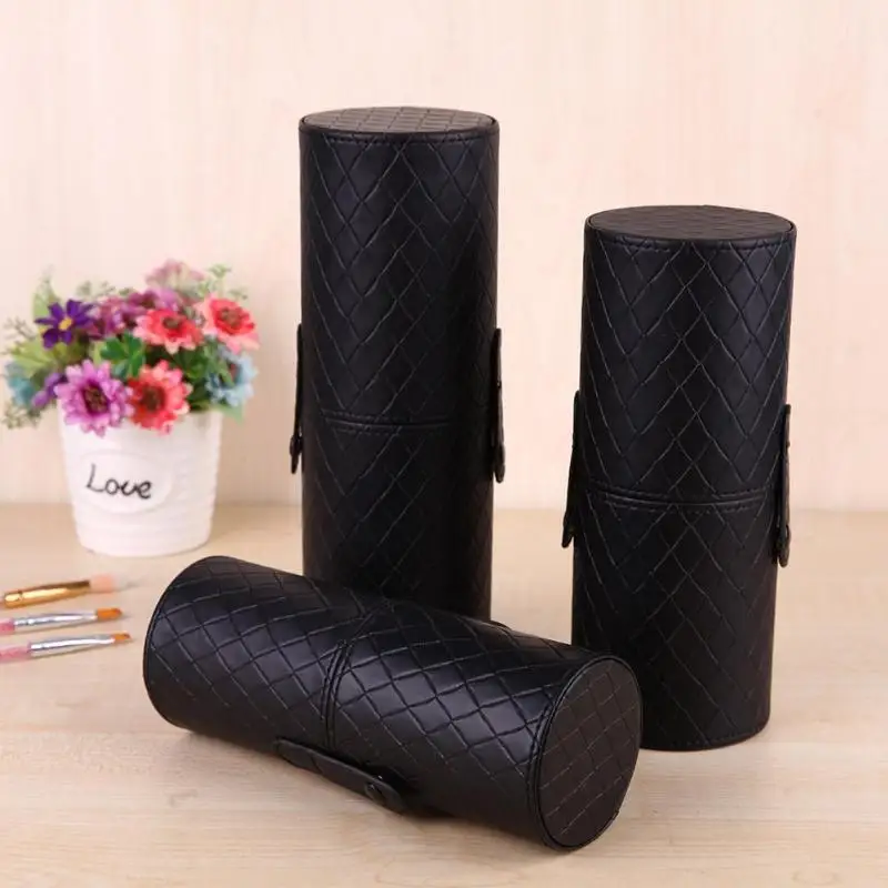 dfbdc Holder Makeup PU Leather Storage Cosmetic Cup Case Box for Brush Pen Make up opslag houder