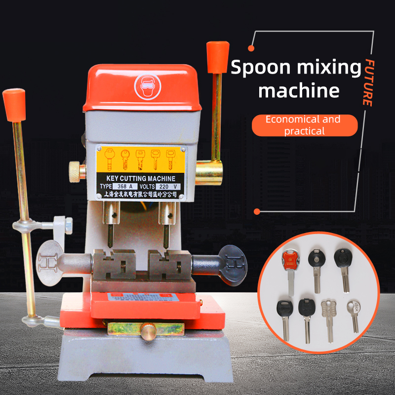 368A Vertical Key Cutter Defu Key Cutting Machine For Duplicating Security Keys Locksmith Tools Lock Pick Set 220V