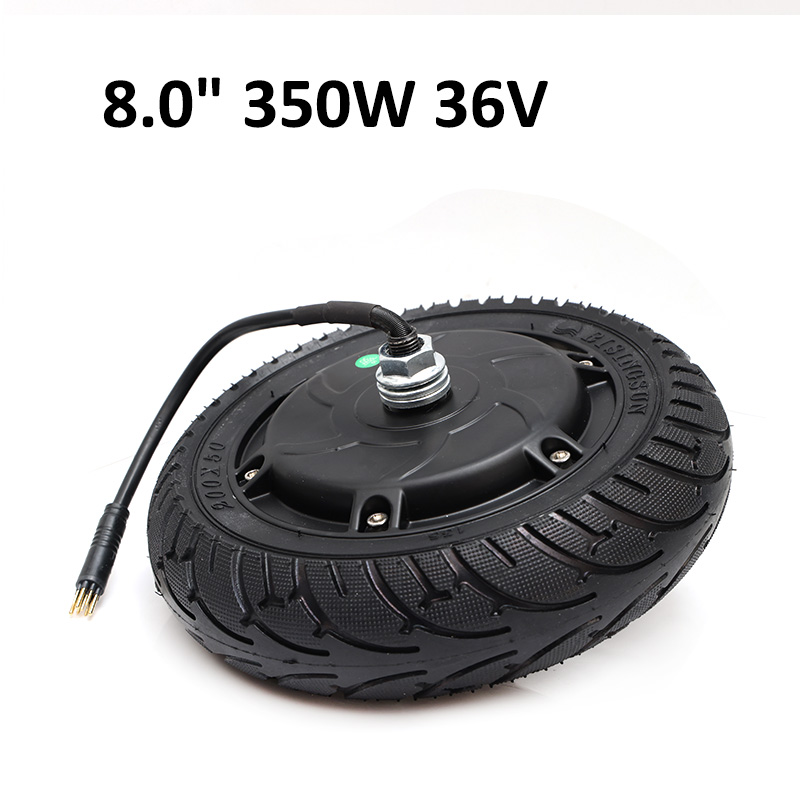 Engine Motor for Kugoo S1 S2 S3 Electric Scooter 350W 36V 8 Inch Front Wheel Solid Tire Driving Replacement Parts