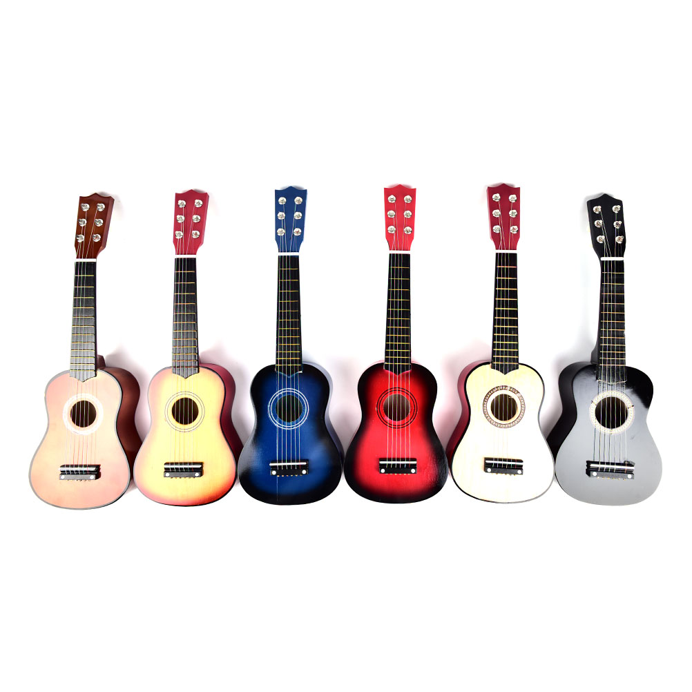 21" Guitar Beginner Children Gift Hawaiian Instrument String Guitar+String+Pick