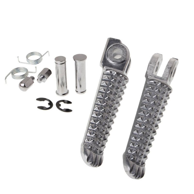 E-bike Motorcycle Front Rear Footrests Foot Pegs Rest Pedal Motocross Fits for YZF R6S Durable Accessories