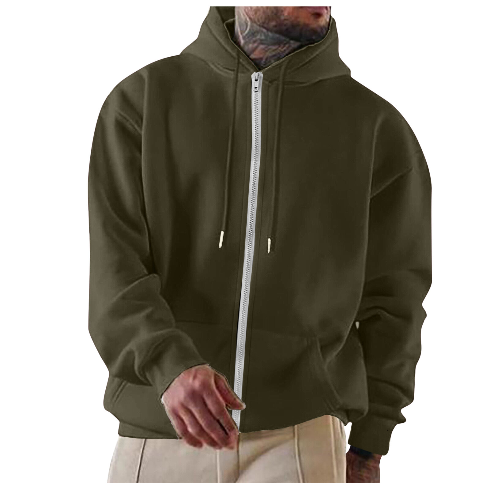 Designer's new hoodie with loose and casual fleece pockets, men's hooded sweatshirt