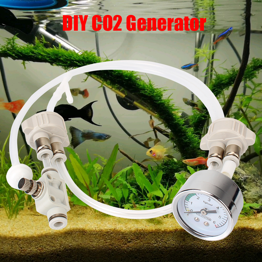 CO2 Generator System Kit Homemade CO2 CO2 Valve Diffuser