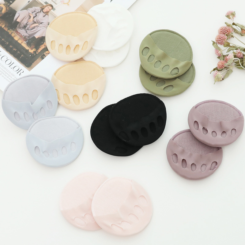 2pcs Five Toes Forefoot Pads For Women High Heels Half Insoles Calluses Corns Foot Pain Care Absorbs Shock Socks Toe Pad Inserts