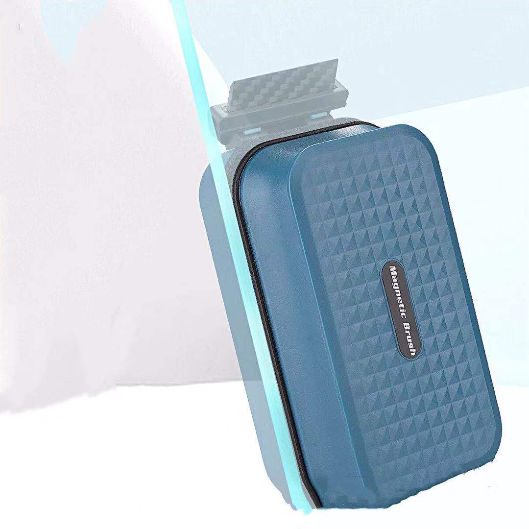 Fish tank strong magnetic magnetic cleaning brush double-sided cleaning glass brush with algae scraper cleaner aquarium accessor