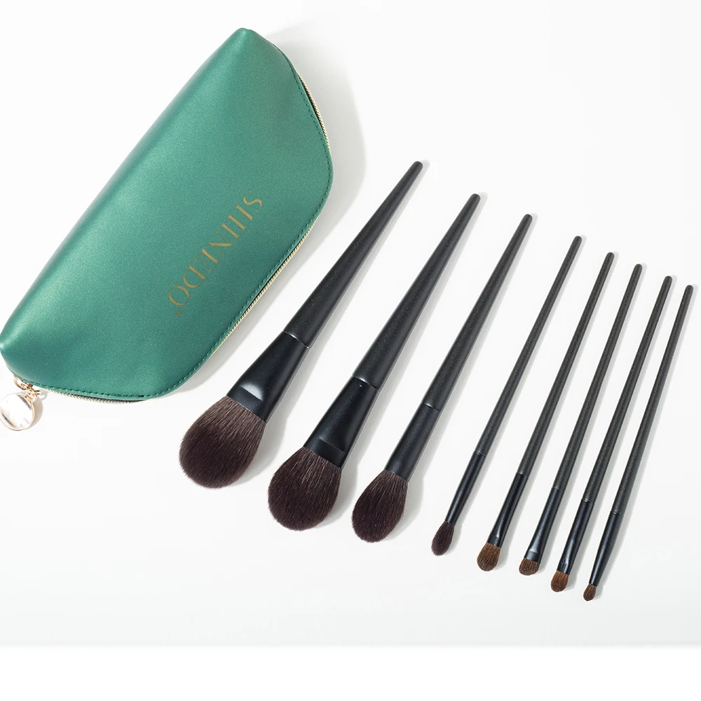 ca Matte Black Pcs Shinedo Makeup Brushes Set Eyeshadow Powder Blush Crease Blending Pincel Maquiagem