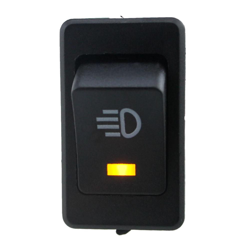 12V 35A 4 Pin Fog Light/Daytime Running Light/Head Light Switch Rocker Switch with LED Indicators for Car Truck Marine Dashboard